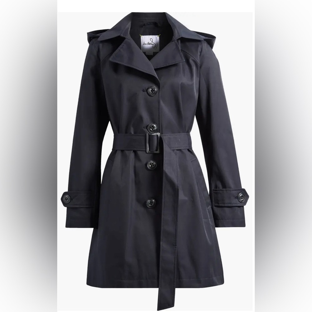 Sam Edelman Raincoat Trench Coat S Navy